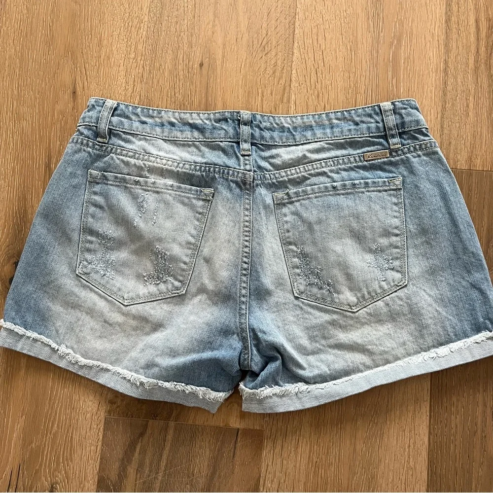 Kancan Distressed Women Shorts - Picture 2 of 4